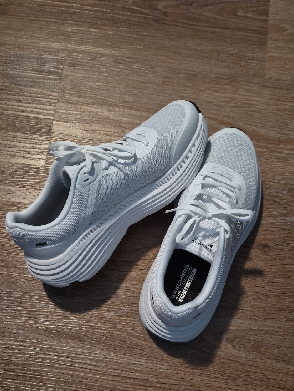 Skechers Women's White Athletic Platform Sneakers